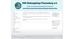 Desktop Screenshot of hsg-siebengebirge-thomasberg.de